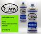 Preview: Mercedes-Benz, AMG Performance Green Metallic, 376 / 6376: 400ml Sprühdose + 400ml Klarlack - Set, von ATW Autoteile West.